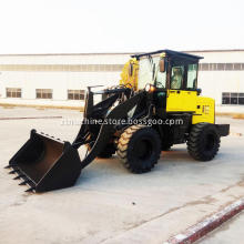 Wheel loader with adjustable steering and suspension